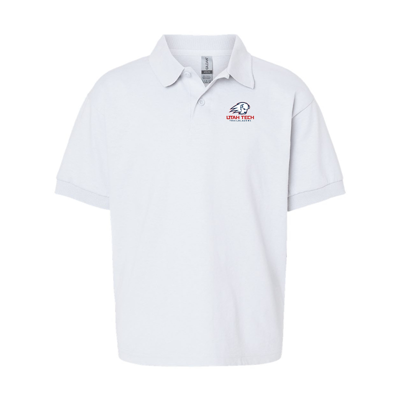 Youth Utah Tech Trailblazers Gildan Dry Blend Jersey Polo